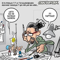 Can Baytak karikatürleri (Şubat 2023)