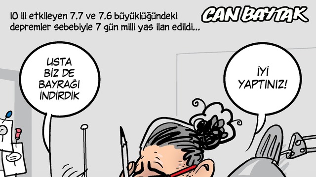 Can Baytak karikatürleri (Şubat 2023)