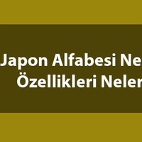 Japon alfabesi nedir?