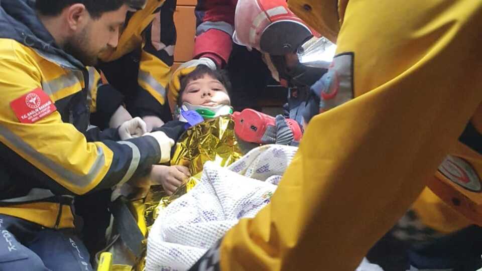 6 yaşındaki Ahmet böyle kurtarıldı