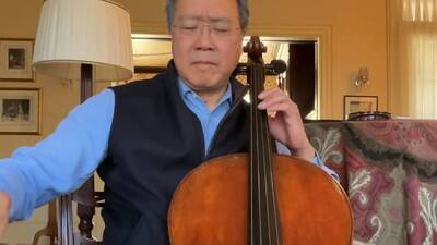 Ünlü sanatçı Yo-Yo Ma, depremzedeler için çaldı