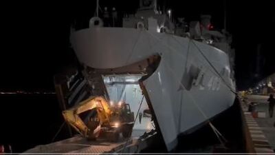 TCG Sancaktar gemisi İskenderun'da