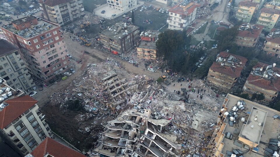 Hatay'ın acı tablosu böyle görüntülendi