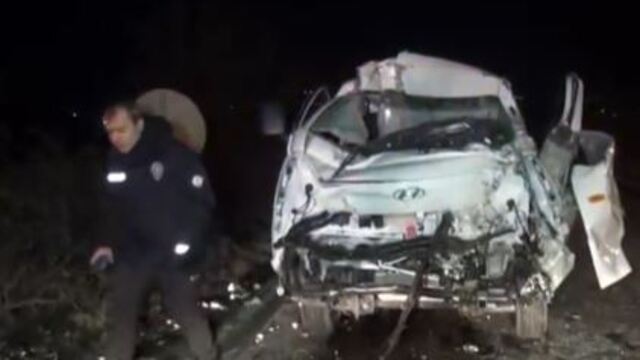Tekirdağ'da trafik kazası: 1 ölü, 1 ağır yaralı