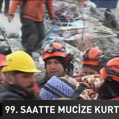 99 ve 100'üncü saatte mucizeler devam ediyor! İki kadın kurtarıldı