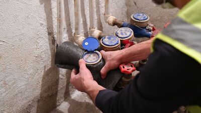 Ankara'da su sayaçlarının okuma işlemi durduruldu