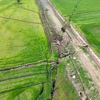 Felaketin izi görüntülendi! Kilometrelerce uzanıyor