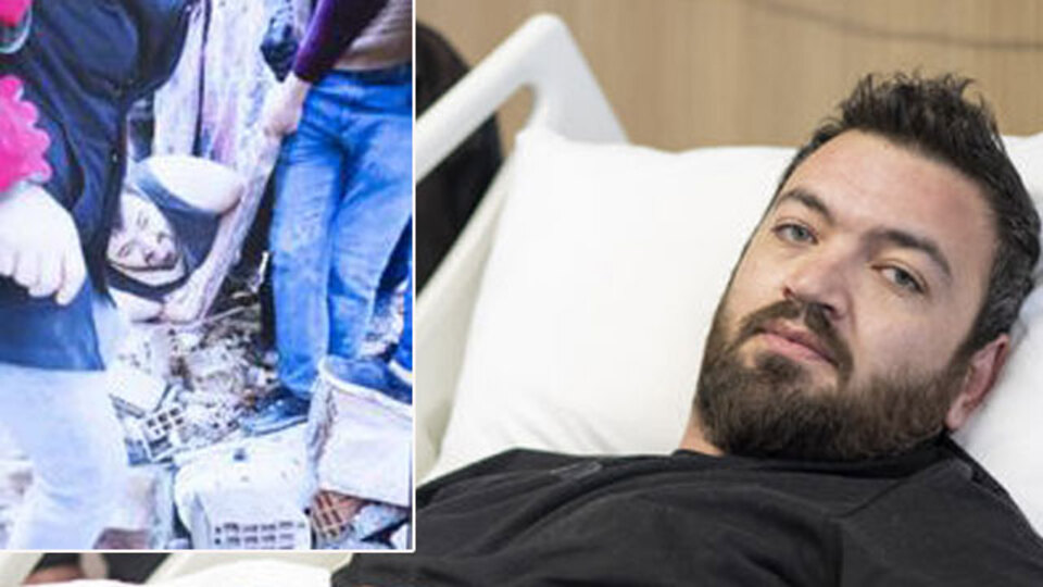 Enkaz altında 12 zeytinle hayata tutundu!