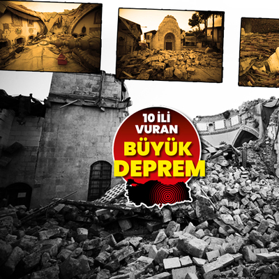 "Asrın felaketi" Hatay'ın tarihini de yıktı