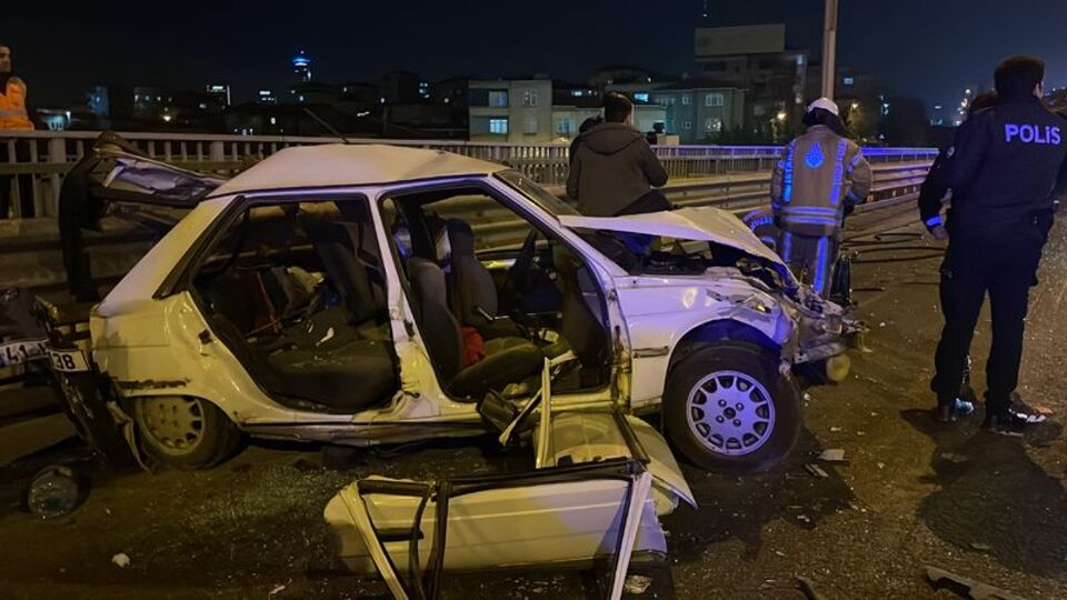 Ataşehir'de trafik kazası! 4 yaralı