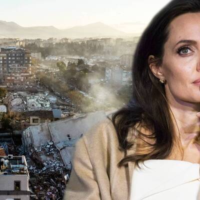 Angelina Jolie'den depremzedelere destek