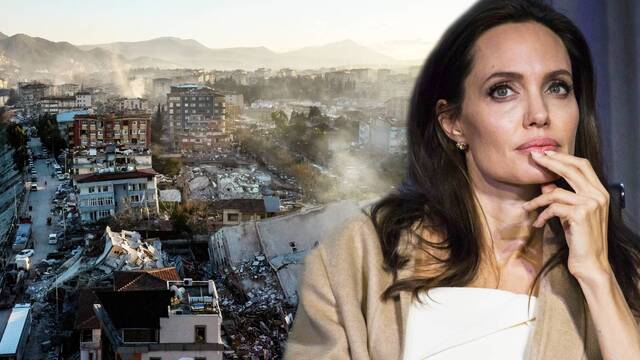Angelina Jolie'den depremzedelere destek
