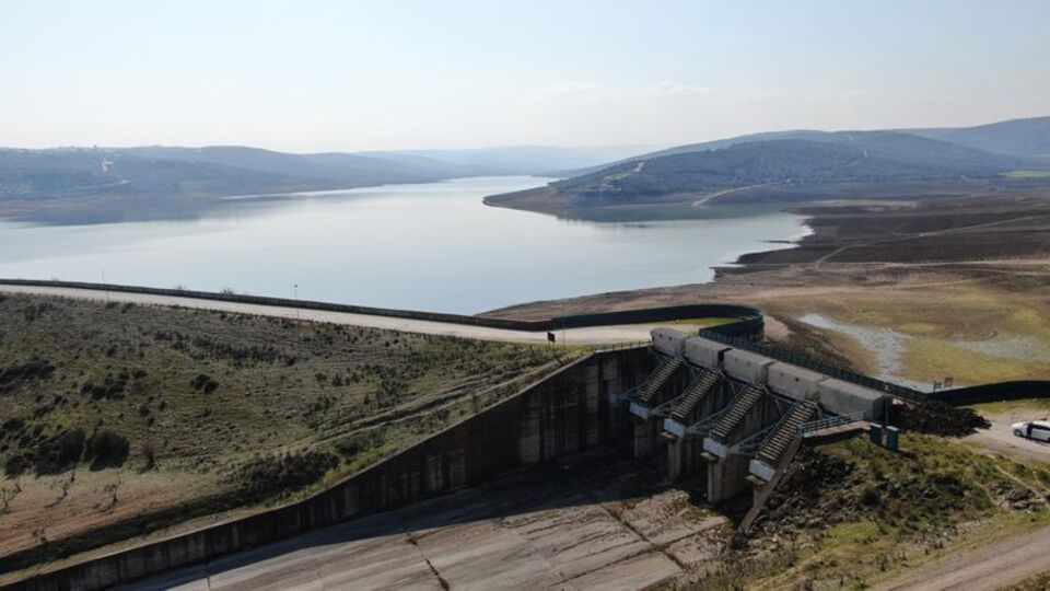 Hatay'da "patladığı" iddia edilen baraj görüntülendi