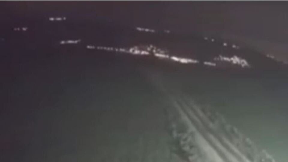 Deprem koskoca dağı böyle salladı