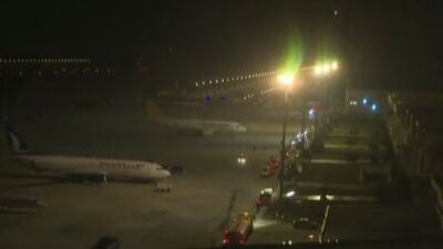 Deprem sonrası ilk uçuş