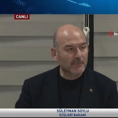 İçişleri Bakanı Soylu'dan açıklamalar