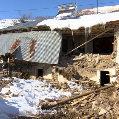 Feci tablo! Köydeki 130 evden sadece 10'u ayakta kaldı