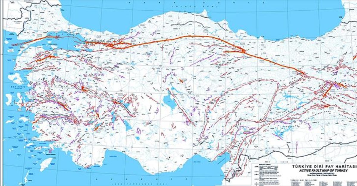 KUZEY ANADOLU FAY HATTI İL VE İLÇELERİ | Kuzey Anadolu Fay Hattı hangi il ve ilçelerden geçiyor? Kuzey Anadolu Fay Hattında yaşanan depremler