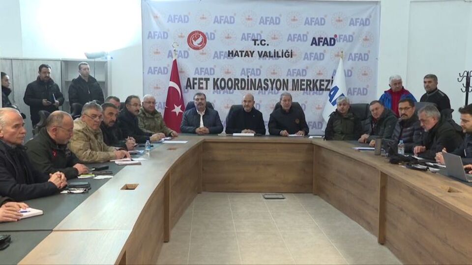 Hatay'da afet koordinasyon toplantısı