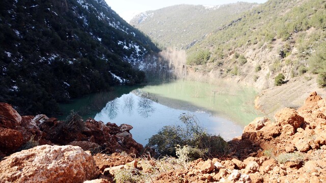 Depremde dağ dağa kavuştu! Doğal göl oluştu