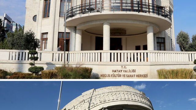 Bakan Ersoy, Hatay'da zarar gören tarihi yapıları inceledi