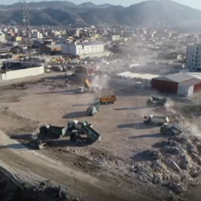 Hatay'da enkazlar kaldırılıyor! O alana boşaltılıyor