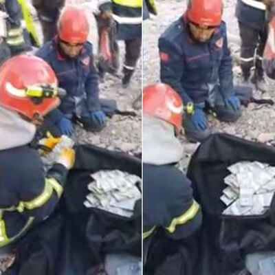 Enkazda 2 milyon dolar buldular! Asaletin fotoğrafı!