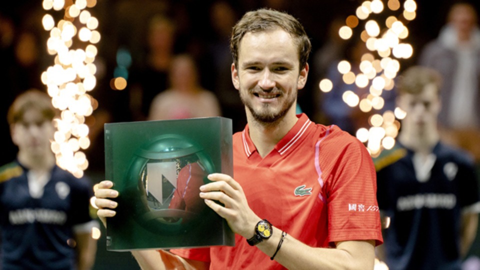 Rotterdam Açık'ta şampiyon Medvedev