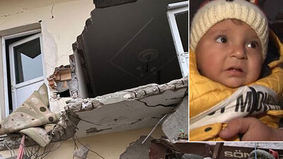 5 kişilik aileden 8 aylık Ömer kaldı!