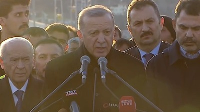 Cumhurbaşkanı Erdoğan'dan açıklamalar