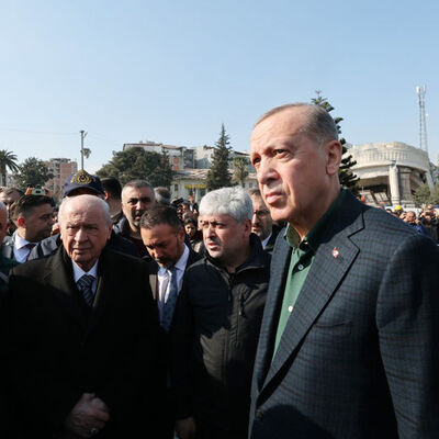 Cumhurbaşkanı Erdoğan ve Bahçeli Osmaniye'de