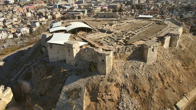 Gaziantep Kalesi'ndeki hasarda en net görüntü!