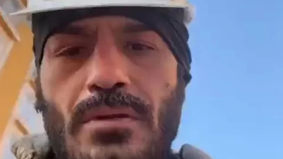 Ünlü oyuncu deprem bölgesinde