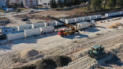 Adıyaman'da konteyner kent kuruluyor