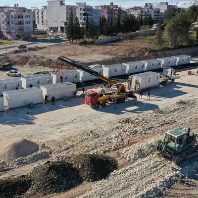 Adıyaman'da konteyner kent kuruluyor