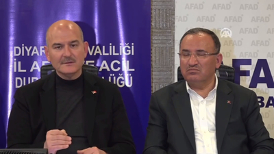 Bakan Soylu ve Bakan Bozdağ'dan açıklamalar