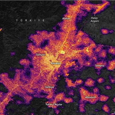 NASA'dan Antakya paylaşımı: Depremin öncesi ve sonrası!