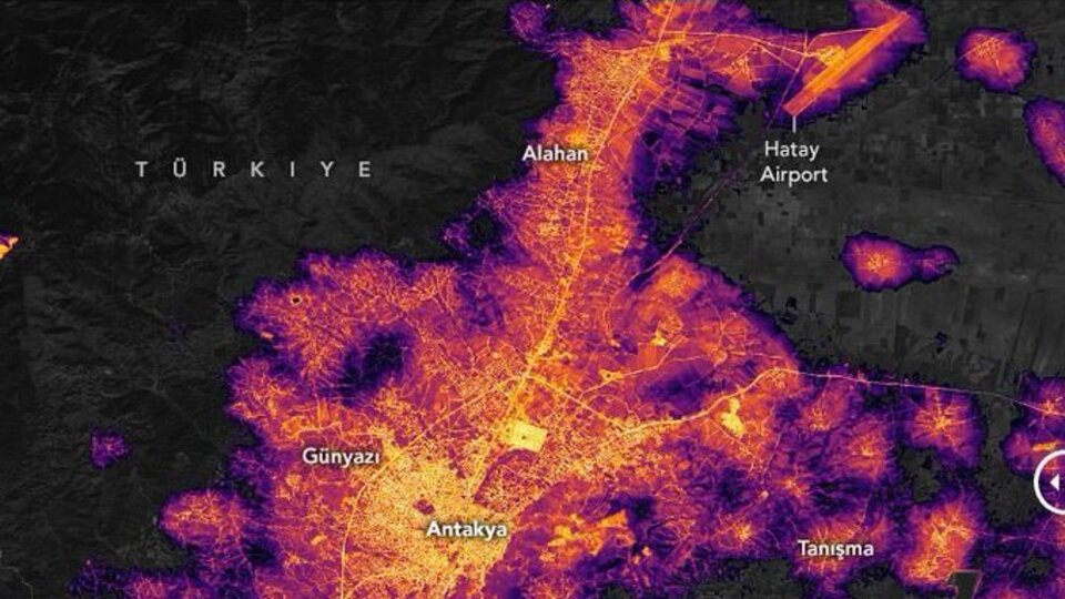 NASA'dan Antakya paylaşımı: Depremin öncesi ve sonrası!