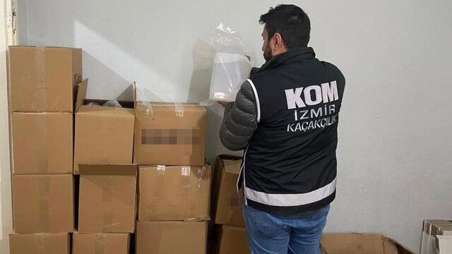 İzmir'de 2.25 ton sahte etil alkol ele geçirildi