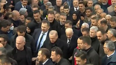 Cumhurbaşkanı Erdoğan ve MHP lideri Bahçeli Adıyaman'da