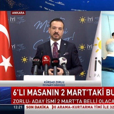 İYİ Parti Sözcüsü Kürşad Zorlu: Aday ismi 2 Mart'ta belli olacak