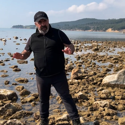 Yüzdükleri yerde yürümeye başladılar! 60-70 metre çekildi