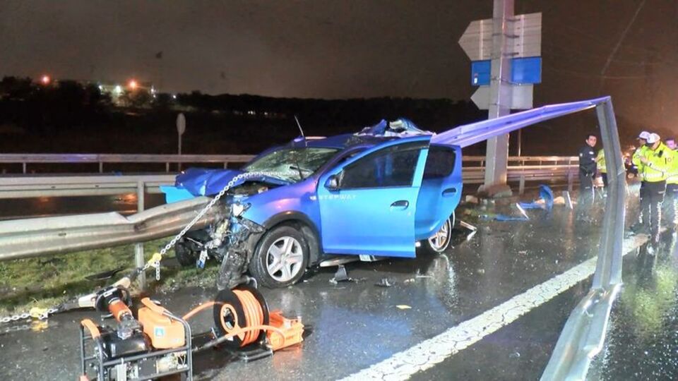 Beykoz TEM Otoyolu'nda feci kaza: 1 ölü