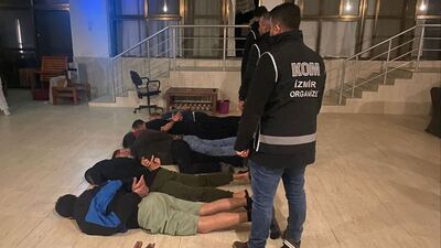 İzmir merkezli suç örgütü çökertildi: 30 gözaltı