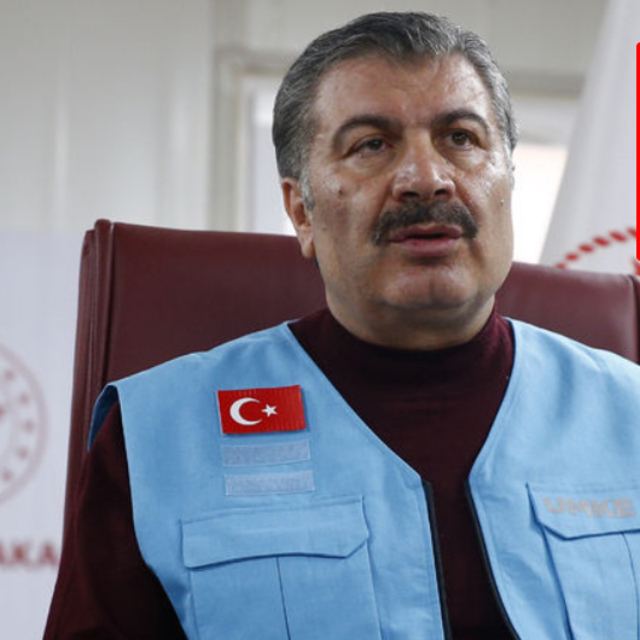 Bakan Koca: 1 dakika 53 saniye için özür dilerim