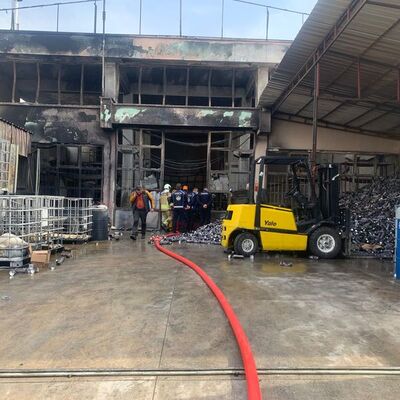 Ankara'da kimyasal fabrikada yangın! 1 ölü