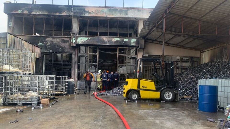 Ankara'da kimyasal fabrikada yangın! 1 ölü