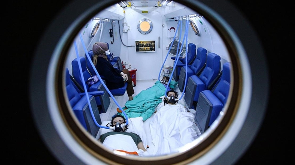 Hiperbarik oksijen tedavisi gören depremzedelerde uzuv kaybı yaşanmadı