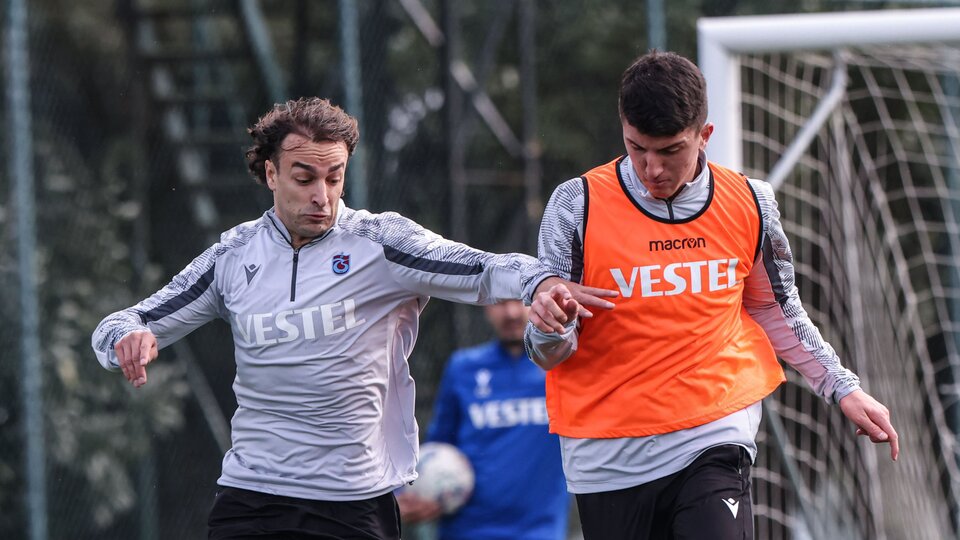 Trabzonspor'da moralsiz antrenman