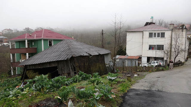 Trabzon'da depremi hissedip, heyelan korkusu yaşadılar!